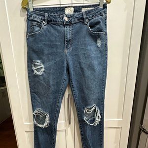 Cotton On Women Jeans, Size: 10, Ripped